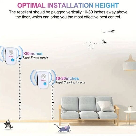 Ultrasonic Pest Insect Repellent for Indoor Pest Control - Picture 6 of 10